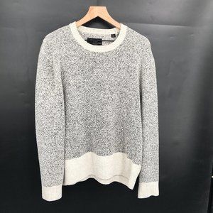 Allsaints shep crew jumper sweater marl knit soft cozy top oversized fit XXL Men